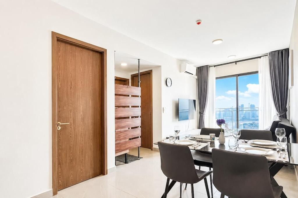 Mean Chey Apartment | 57F Skyline View 2BR Supermarket Downstairs