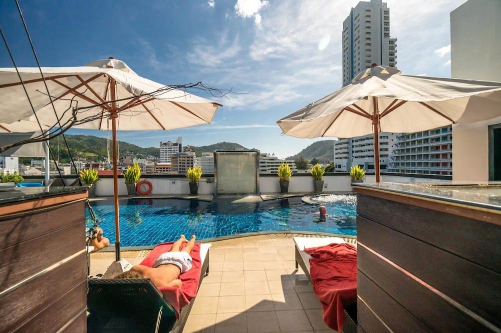 Patong Apartment | Absolute Bangla Suites, night walking street, rooftop pool L-04