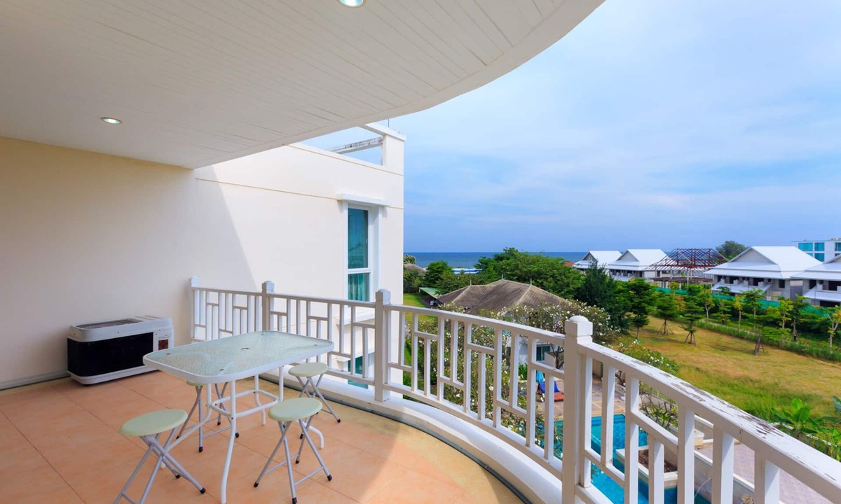 Khao Takiab Apartment | Baan PooLom HH 2Bedroom Apt SeaView:BDA