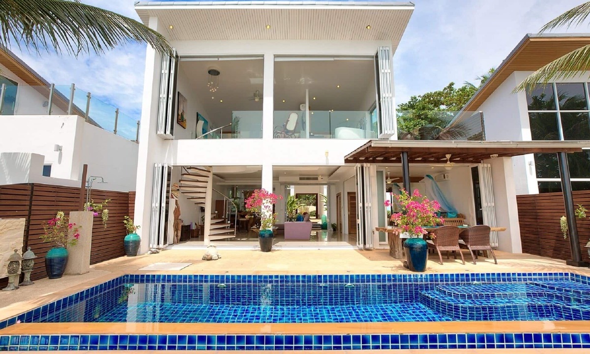 Ang Thong Villa | Beachfront Sunset Facing Private Luxury Villa with Pool
