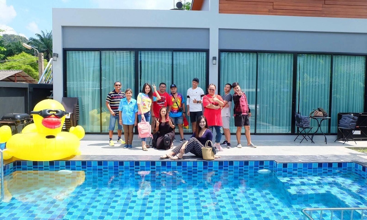 Krabi Villa | "De Nathai Private Pool Villa" The New Pool villa in Aonang , Modern Style.