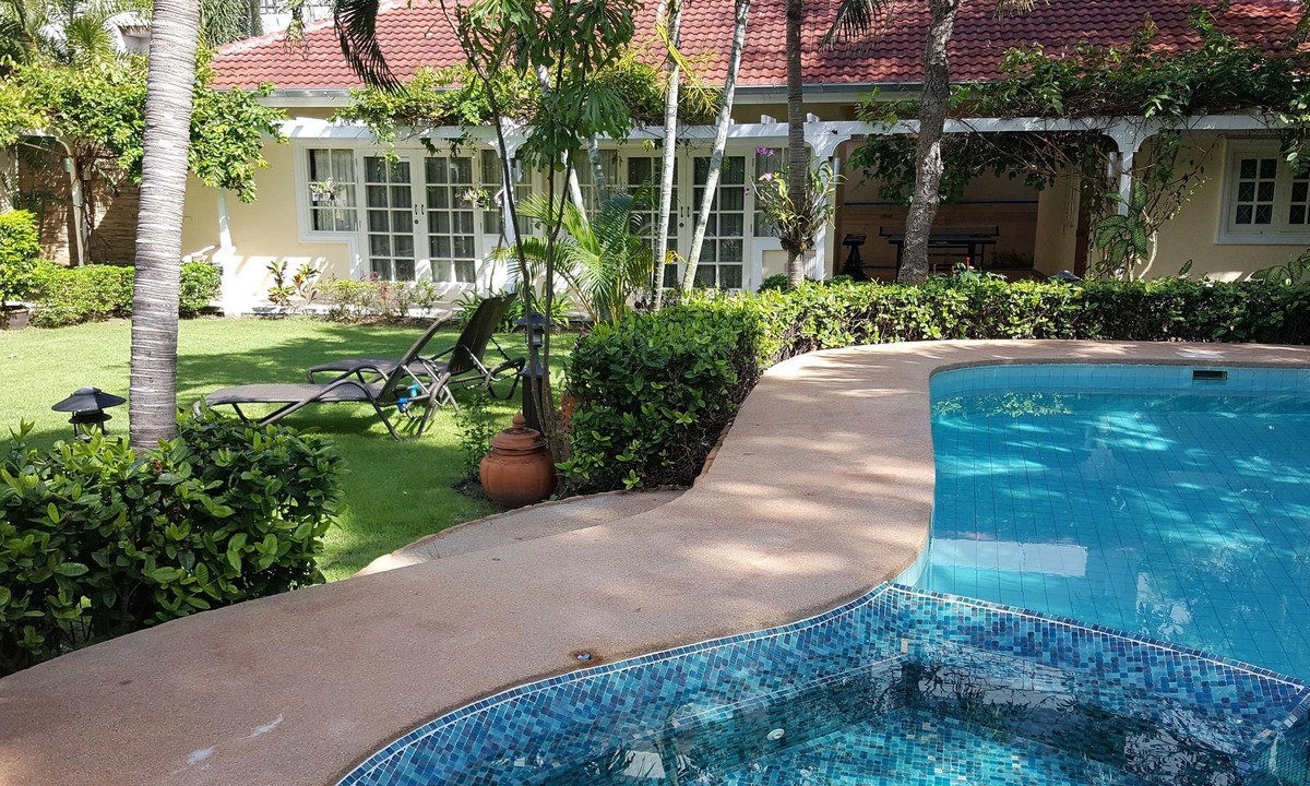 Khao Takiab Villa | Designer Beach-side Villa with Lovely Garden, Pool and Outdoor bathroom