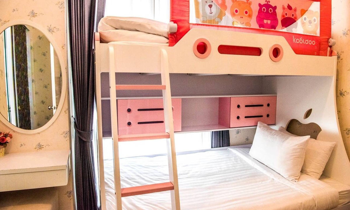 Khao Takiab Apartment | F305 2-bedroom apartment in lovely with Playground and Kidclub near Beach