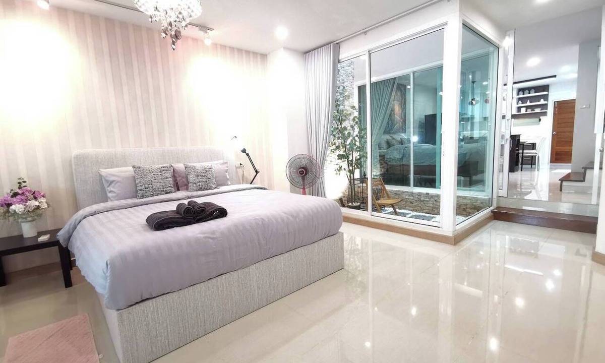 Downtown Krabi Apartment | Home Base at Krabi 2BR 1BA Kitchen Laundry Parking for Family & Friends