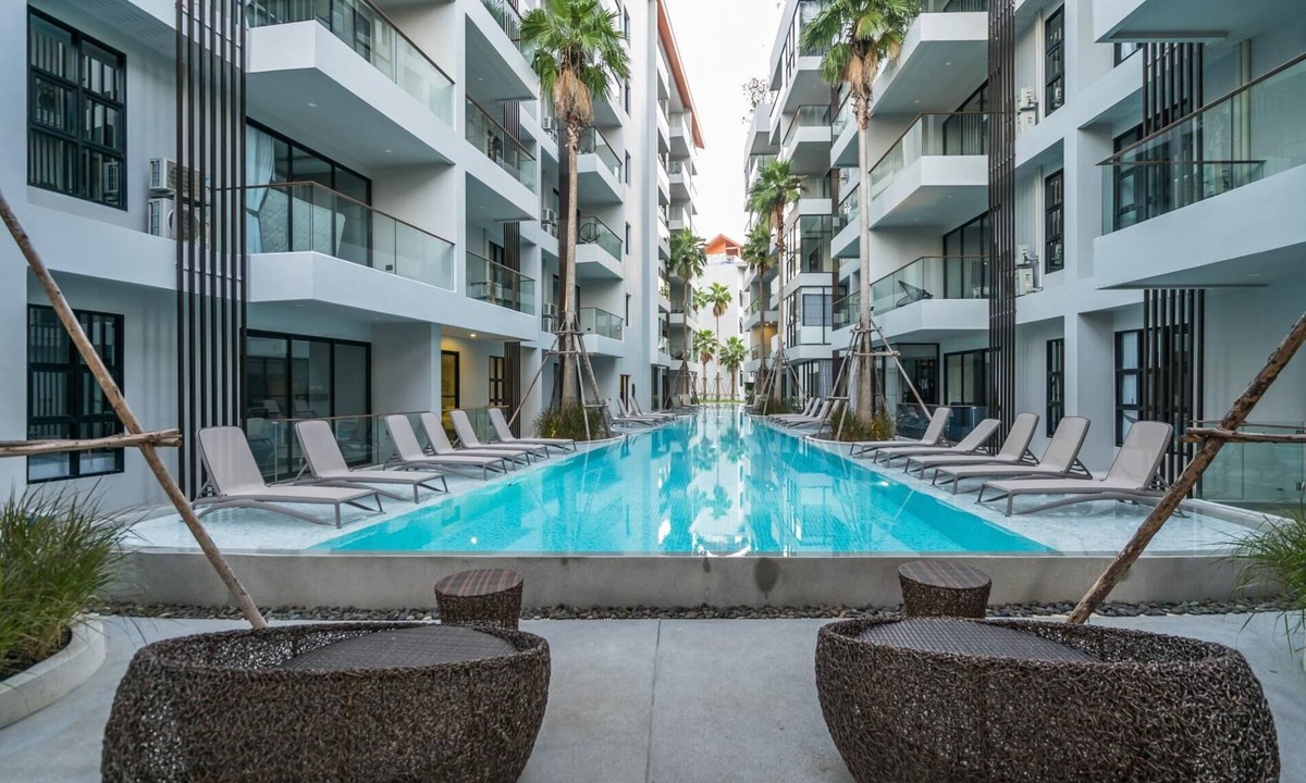 Cherngtalay Apartment | Palmyrah A306 Modern apartment- washer & fast WIFI