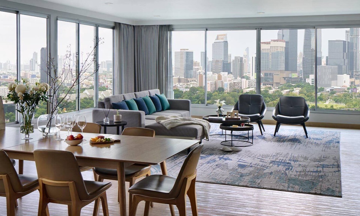 Bangkok Central Business District Condo | Panoramic Highfloor penthouse - Monthly