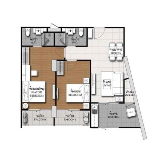 Nong Pa Khrang Apartment | Penthouse Supalai Monte