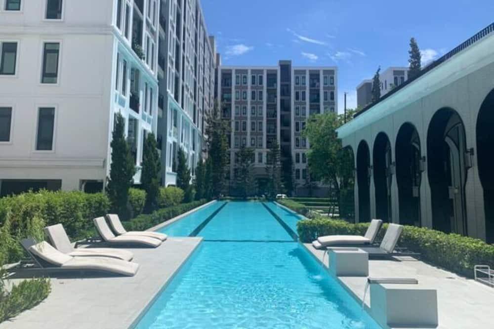 Din Daeng Apartment | Rama9 One-Bedroom/Central/Airport Rail link Makkasan/Trainnight market