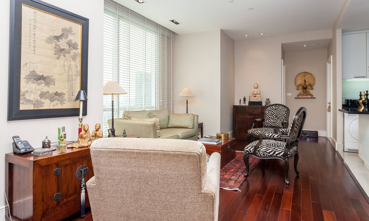 Yan Nawa Apartment | Serviced 1 Bed SKY VILLAS with View, Pool and BTS