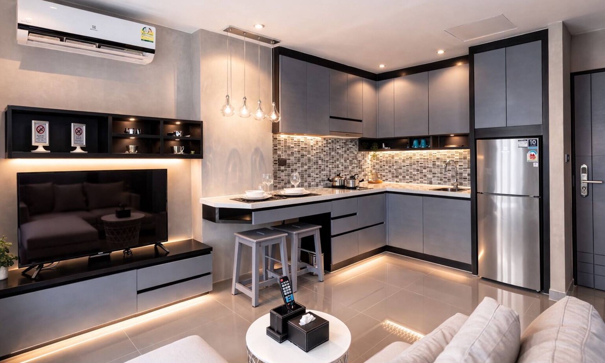 Kamala Apartment | Suite Zenith 1BR|Rooftop Pool &Bar|Citygate Kamala