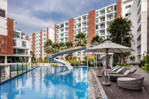 Chiang Mai Apartment | The One Chiang Mai 214 - Family Suite 2BR 2bath, Pool View near Central Festival