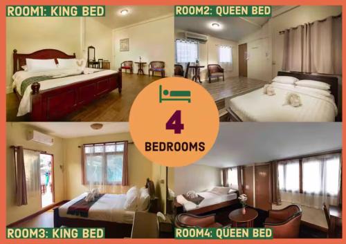 Bangkok Yai Apartment | Whole house - 4Bedrooms - The Alley Folk House