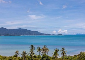 BEACHSIDE VILLA - LATITUDE 9 - at BAYSIDE LUXURY VILLAS Samrong Bay Beach, 3 BED 4 BATH, SEA and SUNSET VIEWS, only 200m walk to the Beach