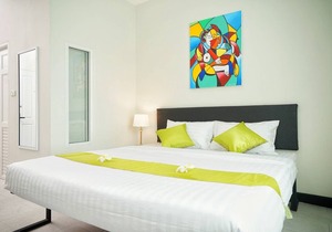 Near Don Muang Airport Double bed Room with ABF