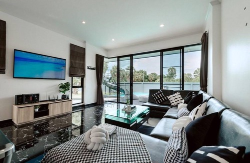 Pak Nam Pran House | 100 m² House ∙ 3 bedrooms ∙ 10 guests