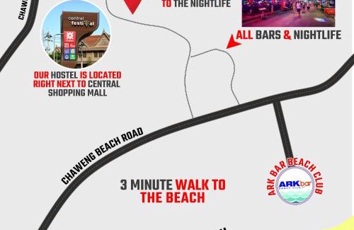 Chaweng City Center Hostel | Bad Monkey Samui Hostel