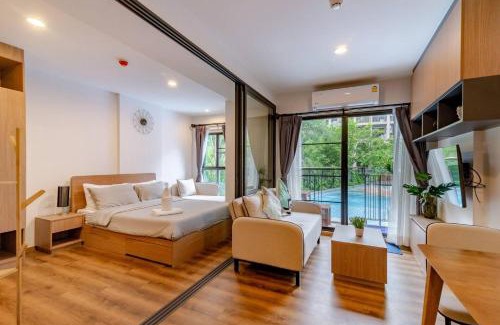 Khao Takiab Apartment | Cicada Huahin Pool Access by PP ห้องสวยติดสระ