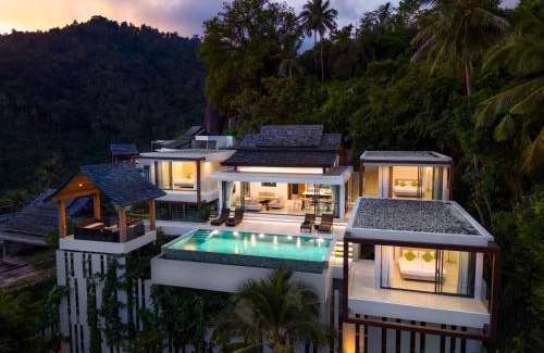 Maret Villa | Samui Relax Airfreshing Privacy Modern Luxury Seaview Natural Rainforest Infinity Pool Villa With 3 Beds Suits With Housekeeper