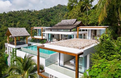 Maret Villa | Samui Relax Airfreshing Privacy Modern Luxury Seaview Natural Rainforest Infinity Pool Villa With 3 Beds Suits With Housekeeper