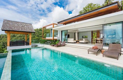 Maret Villa | Samui Relax Airfreshing Privacy Modern Luxury Seaview Natural Rainforest Infinity Pool Villa With 3 Beds Suits With Housekeeper