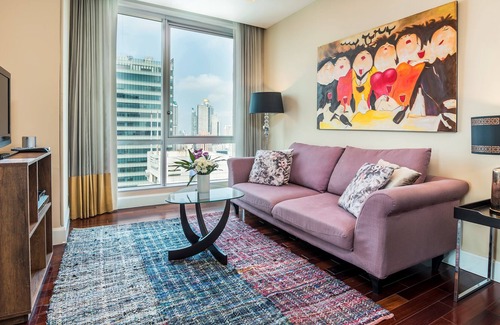 Yan Nawa Apartment | Serviced 2 Bed SKY VILLAS with Pool, View and BTS