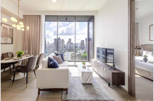 Khlong Toei Nuea Apartment | 位于市中心的豪华 2 床 2 浴室可入住 4 名阿索娜娜 (Asok Nana)