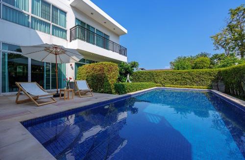 Phlabphla Villa | 曼谷市中心500平轻奢极简独栋泳池别墅