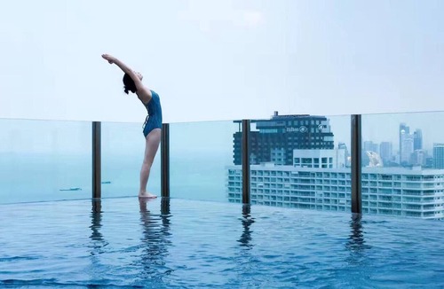 Pattaya Bay Apartment | 2 Bed Room, Large Living Room at Central Pattaya