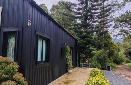 Mae Rim House | 360 Black Cabin - Mountain View & Warm Mineral Pool