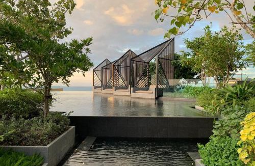 Pattaya Bay Apartment | 502 Edge芭提雅市中心25楼高层海景服务公寓，芭提雅海湾景观，近沙滩，步行街，购物中心