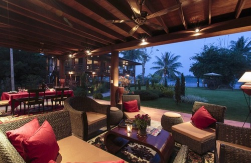 Ban Tak House | Beautiful large garden teak property right on the river in Bantak village.n