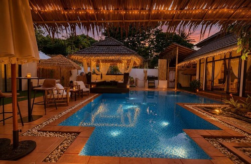 Bang Po House | Bohemian-style 4-bedroom villa in Bali with private pool, sauna, and ice bath; beach just a 1-minute walk away