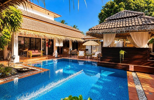 Bang Po House | Bohemian-style 4-bedroom villa in Bali with private pool, sauna, and ice bath; beach just a 1-minute walk away