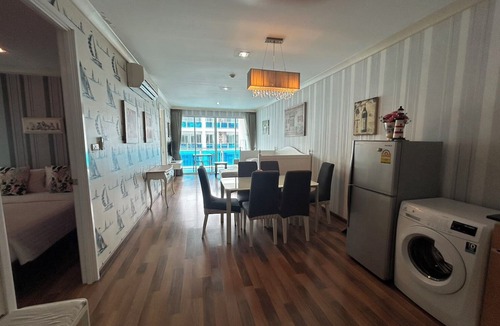 Hua Hin Apartment | D603 Bright Cozy 2-bedroom apartment with Playground near Beach
