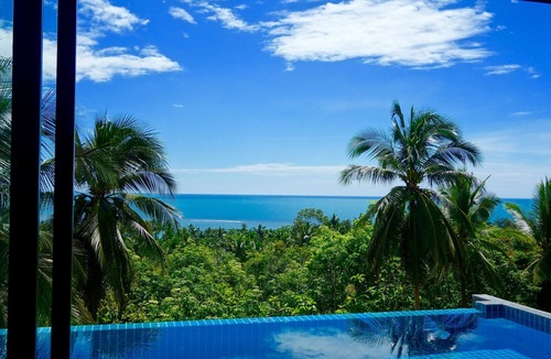 Hua Thanon Villa | Ko Samui Sea View Pool villa Seren, with car, just 400m to the Beach