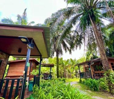 Nong Thale Ski Chalet | Lay Back Villa Wooden House AC Hot shower High Speed Internet