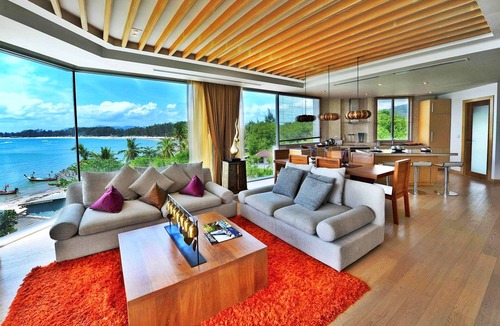 Cherngtalay Apartment | Luxurious Seafront 2 brm Penthouse with Spectacular views/unique design