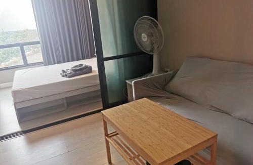 Minburi Apartment | Near Safari Park and BTS Bangchan condo swimming, fitness, cooking, family-friendly rental