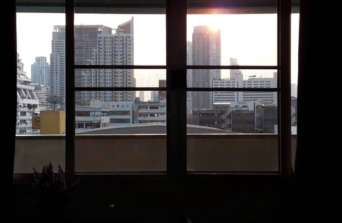 Thung Maha Mek Apartment | NEW! Cozy Condo w/Panoramic City&Pool view near MRT&BTS Silom, Enjoy Large Pool