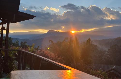 Doi Lo Ski Chalet | Rakkhao inthanon River sunset view