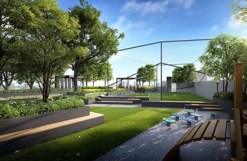 Bang Kapi Condo | Rooftop pool gym shopping mall train boat walk 5 min high floor wifi 22