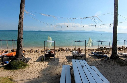 Thong Sala House | Room in Guest room - Asia Blue - Beach Hostel Hacienda - Superior Double or Twin Room with Pool View