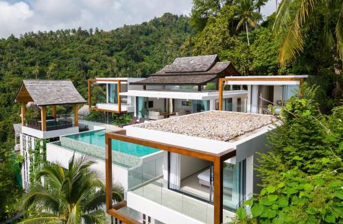 Maret Villa | Samui Relax Airfreshing Privacy Modern Luxury Seaview Natural Rainforest Infinity Pool Villa With 3 Beds Suits With Housekeeper
