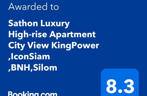 Thung Maha Mek Apartment | Sathon Luxury High-rise Apartment City View KingPower ,IconSiam ,BNH,Silom
