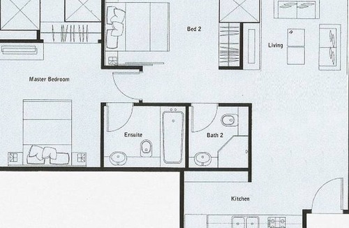 Yan Nawa Apartment | Serviced 2 Bed Panoramic Sky Villa with Pool and BTS