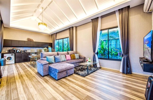 Kao Yai Villa | Sky Blue -Luxurious Khao Yai Villa Cha-Am 3 Bedrooms, Private Pool