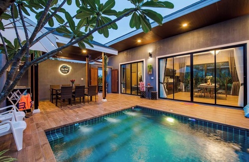 Kao Yai Villa | Sky Blue Pool Villa at Hua Hin 3bedrooms and 4 Bathrooms Near Cha-am Beach