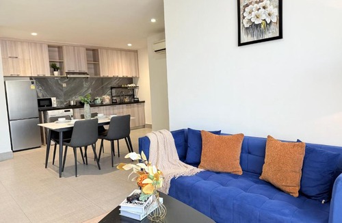 Chamkar Mon Apartment | Spacious 2BR Apt 2 Kings bed near TTP area