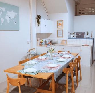 Phra Khanong Nuea House | Spacious Relaxing Townhouse with Rooftop in Ekamai
