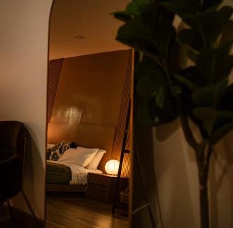 Pratunam Apartment | Studio Matcha 1min to BTS Phaya Thai Airport link